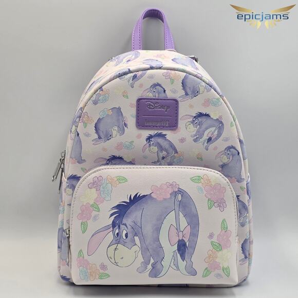 Loungefly Handbags - Loungefly Disney Winnie The Pooh Eeyore Floral Mini Backpack New